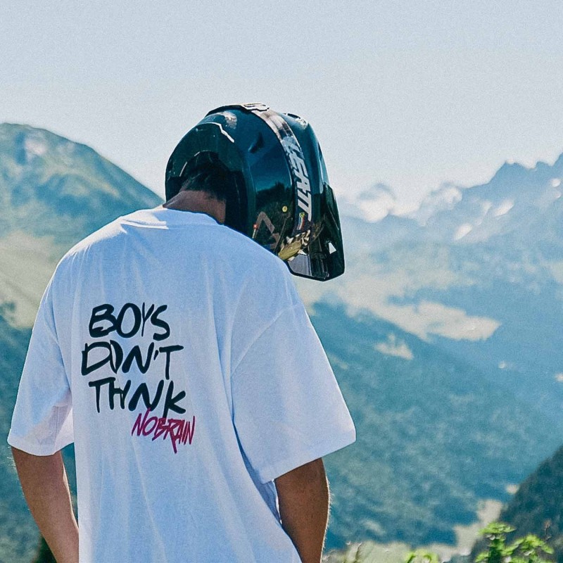NOBRAIN - T-shirt bio oversize BOYS DON'T THINK