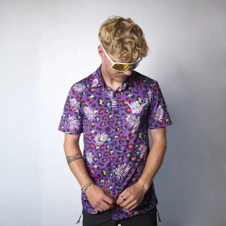 NOBRAIN - Chemise "Purple disco !"
