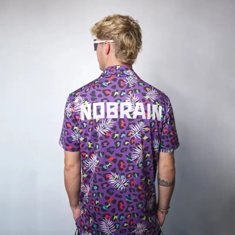NOBRAIN - Chemise "Purple disco !"